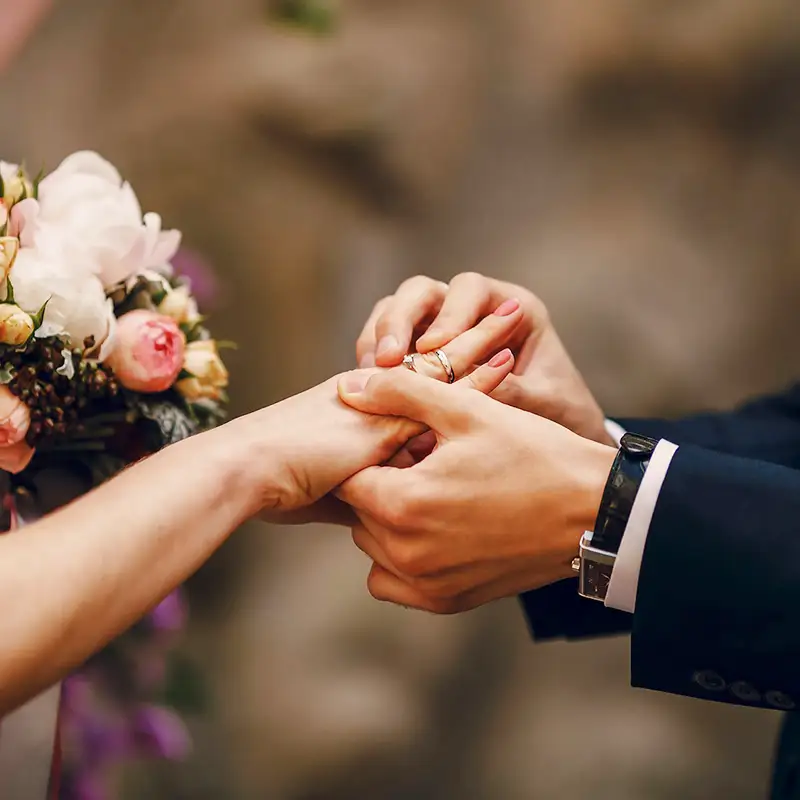 Wedding ring ceremony